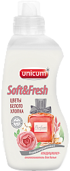 Unicum Кондиционер-ополаскиватель для белья Цветы белого хлопка 750 мл