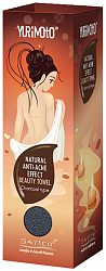 Satico Yurimoto Natural Anti-Acne Effect beauty Towel Charcoal Type Мочалка с анти-акне эффектом с древесным углём 85 х 14 см