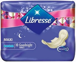 Libresse Прокладки гигиенические Maxi Goodnight 8 шт
