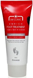 3W Clinic Крем для ног лечебный Enrich Foot Treatment 100 мл