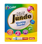 Jundo Стиральный порошок для цветного белья с кондиционером 2 в 1 концентрат с протеинами шелка и ароматом маракуйи 1,1 кг