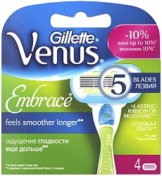 Gillette Venus Embrace Сменные кассеты для бритья 4 шт