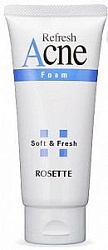 Rosette Acne Refresh Soft & Fresh Пенка для умывания для проблемной подростковой кожи с серой 120 г