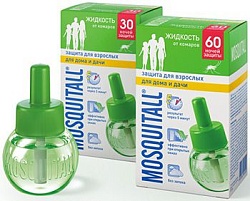 Mosquitall Жидкость от комаров Защита для взрослых 30 ночей