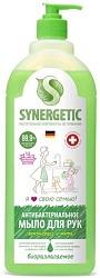Synergetic Антибактериальное мыло Антизапах для мытья рук на кухне Лемонграсс и мята 1 л