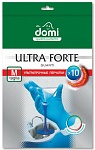 Domi Перчатки ультрапрочные с бархатным напылением Ultra Forte размер M