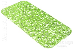 Антискользящий коврик для ванной Lux зелёный 72х36 см 0259