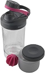 Contigo Фитнес-бутылка с контейнером Shake & Go™ розовая 0,65 л