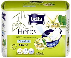 Bella Прокладки женские Herbs Tilia softiplait 10 шт