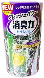 ST Shoushuuriki Жидкий дезодорант–ароматизатор для туалета c ароматом лемонграсса 400 мл
