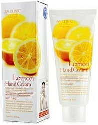 3W Clinic Крем для рук увлажняющий с экстрактом Лимона Lemon Hand Cream 100 мл