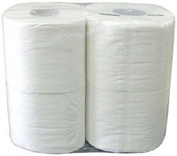 Wepa Туалетная бумага Prestige 2-хслойная белая 480 л 4 рулона