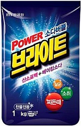Mukunghwa Bright Powder Detergent Стиральный порошок Белизна и Яркость с пузырьками кислорода и содой 1 кг