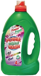 Power Wash Гель для стирки Color new 4 л