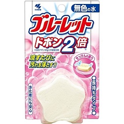 Kobayashi Bluelet Dobon W Двойная очищающая и дезодорирующая таблетка для бачка унитаза с ароматом мыла 120 г