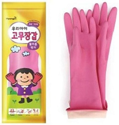 Catchmop Перчатки латексные детские MJ Hook розовые