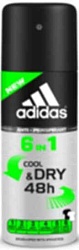 Adidas Дезодорант антиперспирант спрей для мужчин Cool & Dry 6 в 1 150 мл