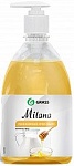 Grass Жидкое крем-мыло Milana молоко и мёд с дозатором 500 мл