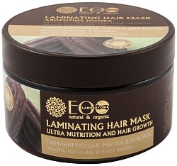 Ecolab Страны Маска для волос Ламинирующая Ультра-питание и рост волос 250 мл