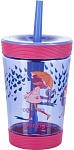 Contigo Детский стакан с соломинкой Spill proof tumbler Wink raining cats & dogs 0,42 л