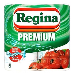 Regina бумажные кухонные полотенце Премиум с декорацией 3 слоя 2 шт.