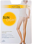 Omsa Колготки Sun Light 8 den Sierra 3 размер Тончайшие колготки с лайкрой эффект обнажённости