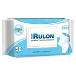 Mon Rulon Влажная туалетная бумага c пластиковым клапаном 50 шт
