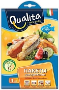 Qualita пакеты для запекания рыбы 25х55 см 4 шт
