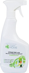 Clean Home Средство для мытья стёкол и зеркал 500 мл