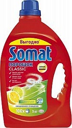 Somat Classic Lemon & Lime Порошок для посудомоечных машин 3 кг