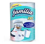 Familia Бумажные полотенца XXL белые двухслойные, 1шт