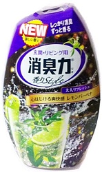 ST Shoushuuriki Жидкий Дезодорант–ароматизатор для комнат с ароматом вербены и лимона 400 мл