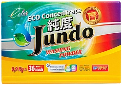 Jundo Color Экологичный концентрированный порошок для стирки цветного белья 36 стирок 900 г