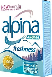 Alpina Стиральный порошок автомат Aroma Freshness 400 г