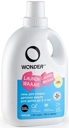 Wonderlab Гель для стирки изделий из белых и цветных тканей Laundry Stooorm Пудра и Ваниль 1 л