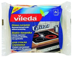Vileda Губка Glitzi для стеклокерамических плит 2 шт.