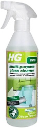 HG Универсальное средство для чистки стекла и зеркал Эко  0,5 л