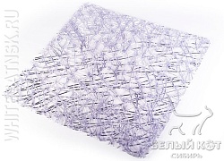 Антискользящий коврик для ванны Lux прозрачный 52х52 см 0260