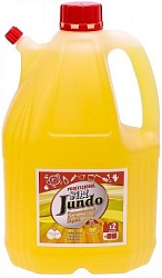 Jundo Juicy Lemon Концентрированный эко-гель с гиалуроновой кислотой для мытья посуды и детских принадлежностей, лимон,  4 л