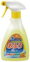 Nihon Антибактериальное пенящееся чистящее средство для ванной Foam spray Bathing wash с апельсиновым маслом 400 мл