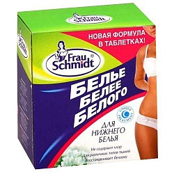 Frau Schmidt таблетки для отбеливания "Бельё белее белого" для нижнего белья 8 x 20 г