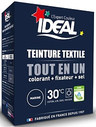 Ideal Maxi Краска всё в одном для окрашивания одежды и тканей тёмно-синяя 350 г