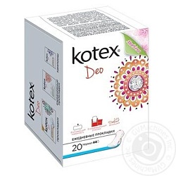 Kotex Deo Прокладки ежедневные Normal 20 шт