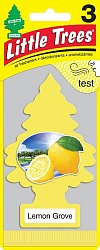 Little Trees Комплект ароматизаторов Ёлочка Лимонный сад Lemon Grove 3 шт