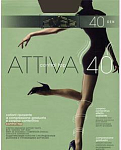 Omsa Колготки Attiva 40 den Fumo 2 размер с шортиками