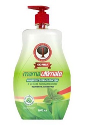 Mama Ultimate Концентрат для мытья посуды Зелёный чай 1000 мл