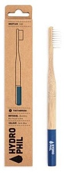 Hydrophil Натуральная зубная щетка из бамбука мягкая, синяя
