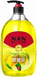 Nan Концентрированный гель для мытья посуды, детских принадлежностей и кухонных поверхностей Сладкий лимон 900 мл