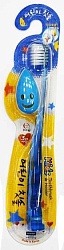 Samjung Misorang Toothbrush Детская зубная щётка с колпачком и держателем-присоской средняя жёсткость