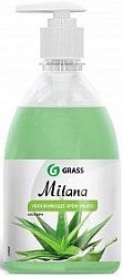 Grass Жидкое крем-мыло Milana алоэ вера с дозатором 500 мл